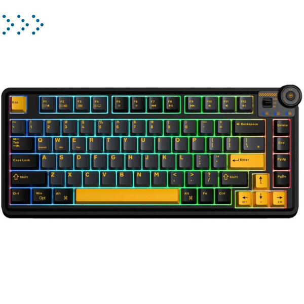 Клавиатуры AULA F108 Gray-Orange-Deep Gray